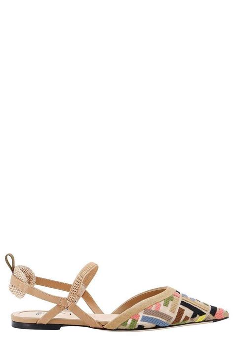 fendi colibrì mesh slingback flats|Colibrì Lite .